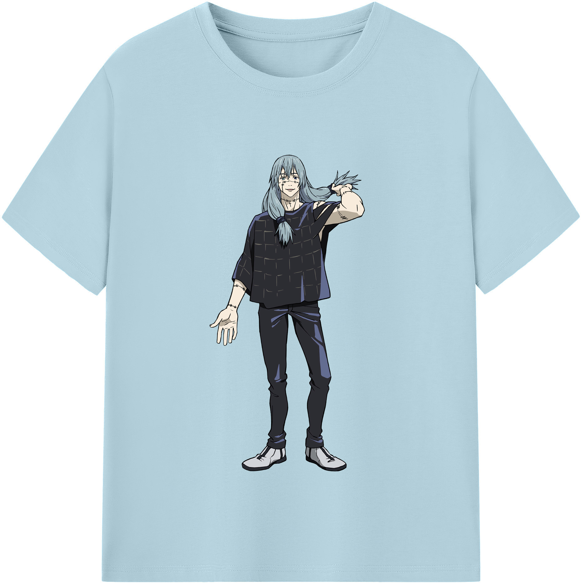 （画像用） 呪術廻戦 Jujutsu Kaisen 綿100％半袖Tシャツ（フロントプリント）